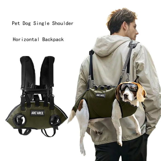 Portable Pet Dog Backpack Crossbody Handbag with Shoulder Strap for Small Dogs And Cats Walking Carrier Bag